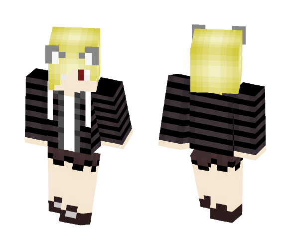 Chloe in Zenix's hoodie - Female Minecraft Skins - image 1