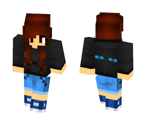 Ender Girl - Girl Minecraft Skins - image 1
