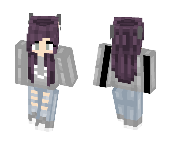 Going down in the dm ~lorenn - Female Minecraft Skins - image 1