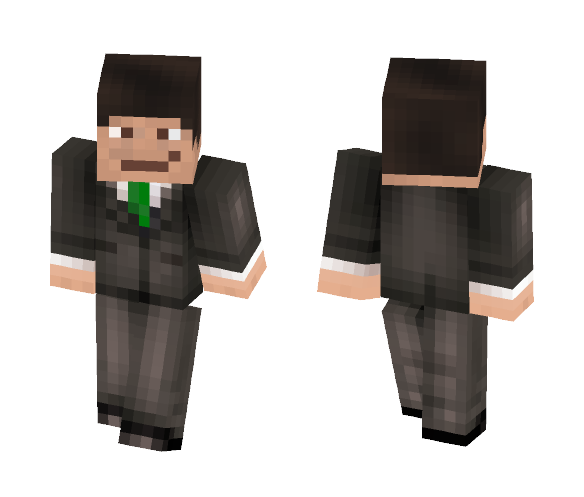 TVR_ Suit Skin (Green) - Male Minecraft Skins - image 1
