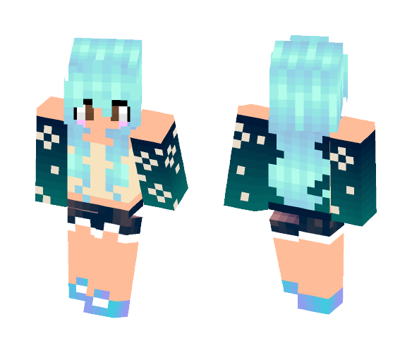 Download Free Cute Summer/Autumn girl Skin for Minecraft image 1 Cute Summer/Autumn girl - Cute Girls Minecraft Skins - image 1