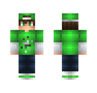 FAN COLOR GREEN BOY - Boy Minecraft Skins - image 2