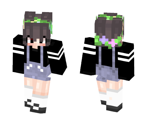 A little overall girl - Girl Minecraft Skins - image 1