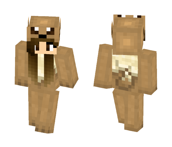 Eevee ~Edited~~Brunette~ - Female Minecraft Skins - image 1