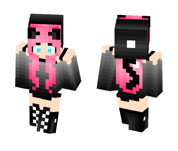 Cute cat girl - Cat Minecraft Skins - image 1