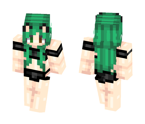 Cat Girl SwimSuit - Cat Minecraft Skins - image 1