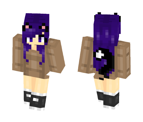Cat Girl - Cat Minecraft Skins - image 1