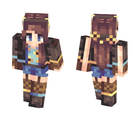 Sunflower Day - ST w/ louier - Female Minecraft Skins - image 1