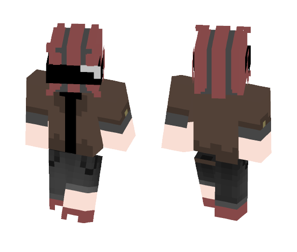 (1st skin xD) Lonely Biker - Male Minecraft Skins - image 1