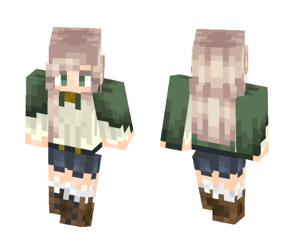 Lovely Cloak - Female Minecraft Skins - image 1