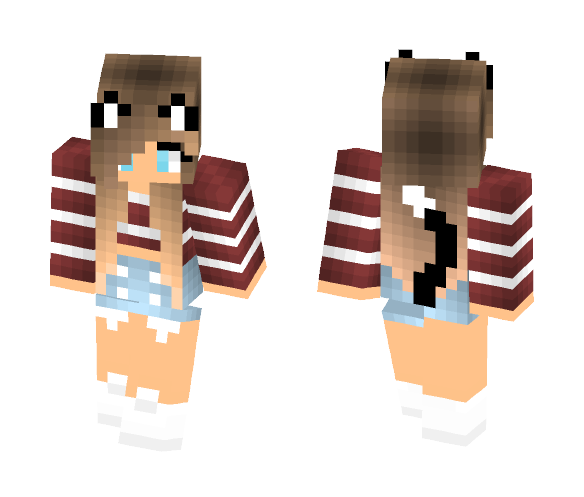 Cat Girl - Cat Minecraft Skins - image 1