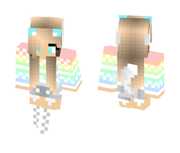 Cat Girl - Cat Minecraft Skins - image 1