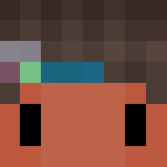 Download Free Gray shirt with Colorful headband Skin for Minecraft image 3 Gray shirt with Colorful headband - Male Minecraft Skins - image 3