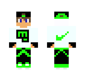 Green Pewdiepie (fan Made) - Male Minecraft Skins - image 2