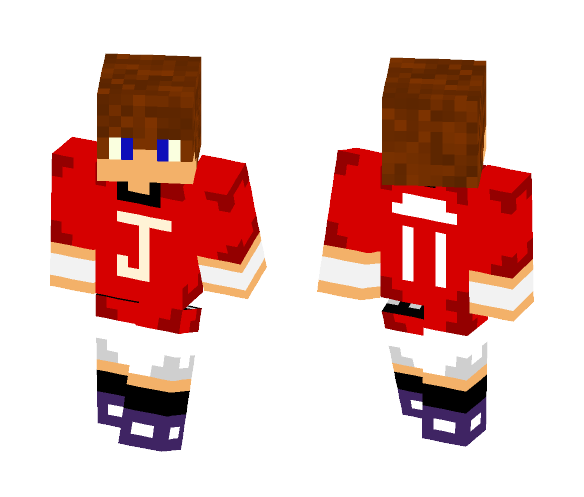 Manchester United (Januzaj) - Male Minecraft Skins - image 1