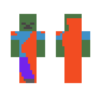 Burning Zombie - Male Minecraft Skins - image 2