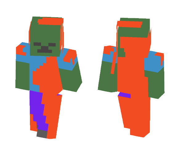 Burning Zombie - Male Minecraft Skins - image 1