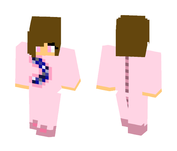 Download Free Nightie Girl Skin for Minecraft image 1 Nightie Girl - Girl Minecraft Skins - image 1
