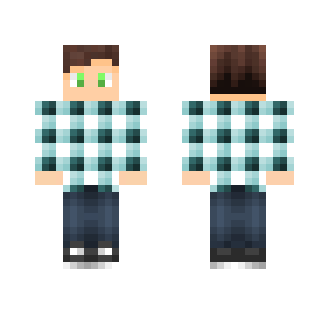 Blue Flannel Boy