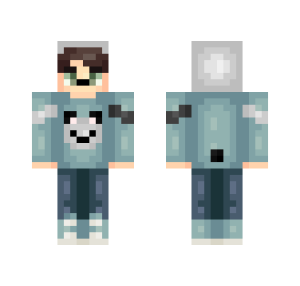 ~Blue Panda~ - Male Minecraft Skins - image 2