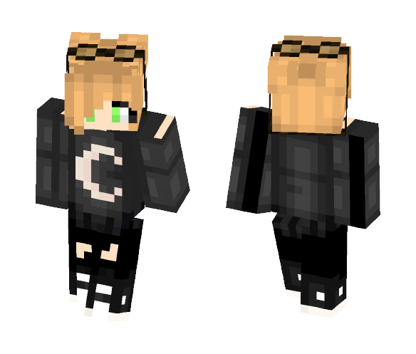 Midnight Girl - Girl Minecraft Skins - image 1