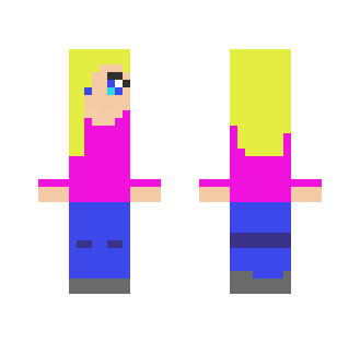 Blond pink Girl