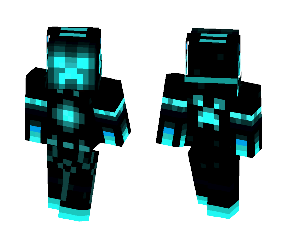 Download Free Tron creeper (kosichuks) Skin for Minecraft image 1 Tron creeper (kosichuks) - Male Minecraft Skins - image 1