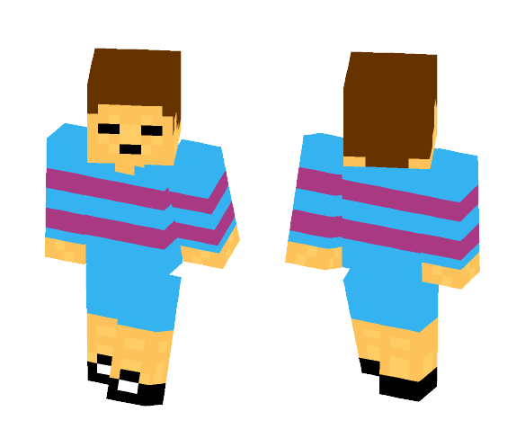 frisk (my best) - Interchangeable Minecraft Skins - image 1