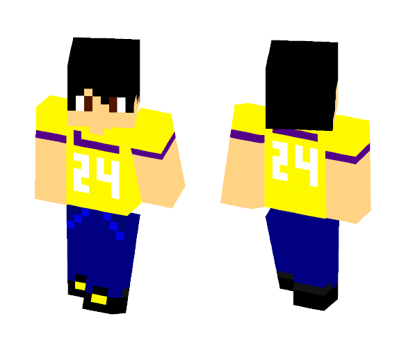 Los Angeles Lakers Fan #2 - Male Minecraft Skins - image 1