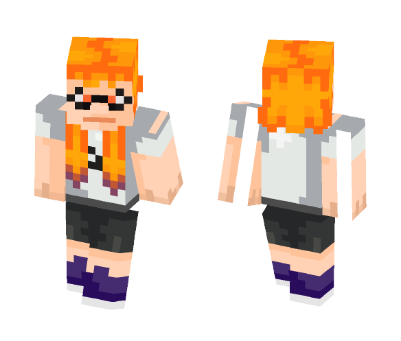 Inkling Girl - Girl Minecraft Skins - image 1