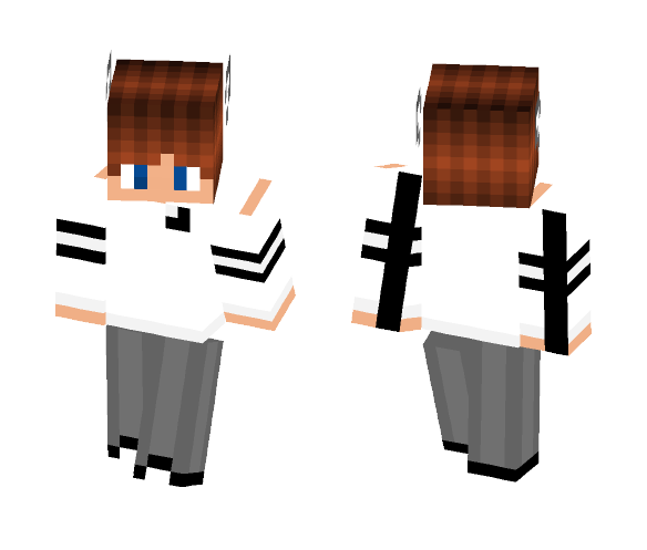 Cute Wolf Boy - Boy Minecraft Skins - image 1