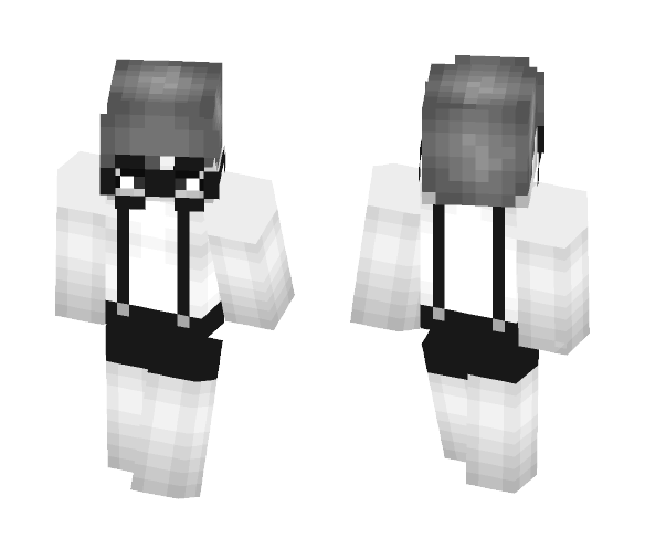 grey nerd - Interchangeable Minecraft Skins - image 1