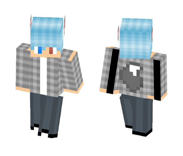 Wolf Boy {First ever skin I made} - Boy Minecraft Skins - image 1