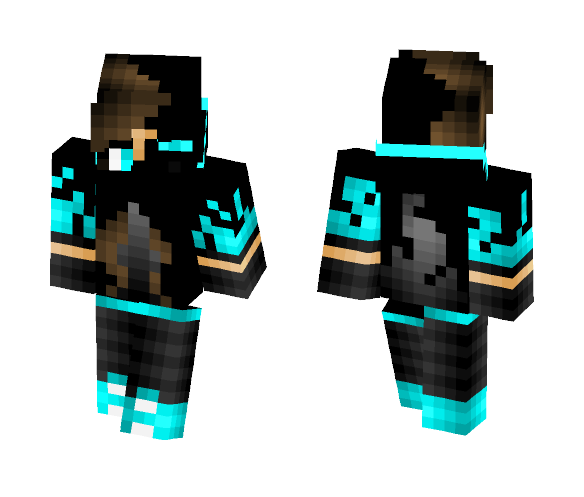 Half Ender Half Girl - Girl Minecraft Skins - image 1