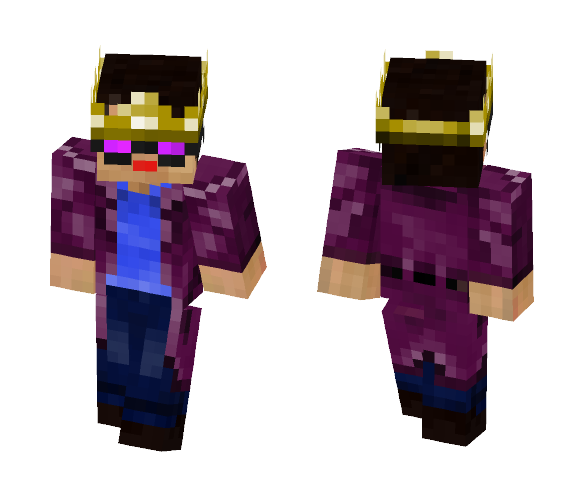 Download Free GamingOnCaffieine Glasses Skin for Minecraft image 1 GamingOnCaffieine Glasses - Male Minecraft Skins - image 1