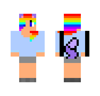 Cat girl (Rainbow)