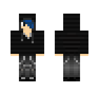 *~Jasper~* Blue Hair - Scene Skin
