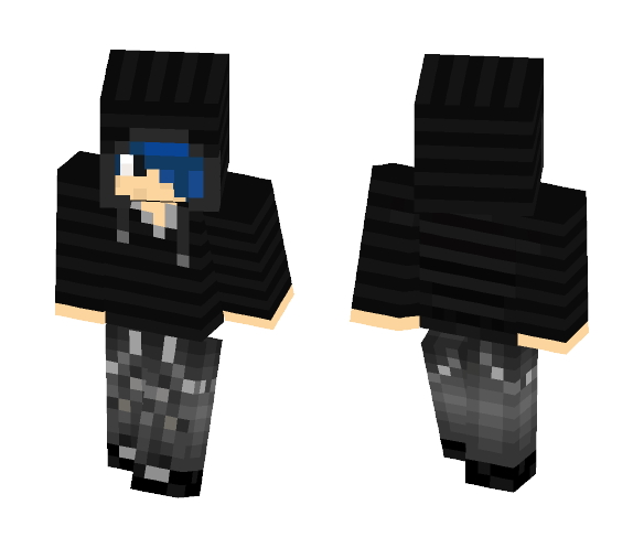 *~Jasper~* Blue Hair - Scene Skin - Male Minecraft Skins - image 1