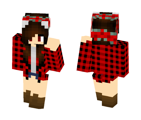 KawaiiKitten_123's twin skin =^.^= - Kawaii Minecraft Skins - image 1