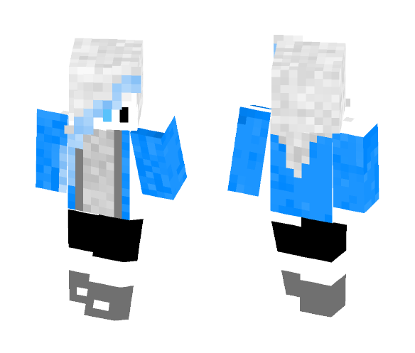 Sans - Genderswap - Female Minecraft Skins - image 1