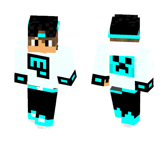 Pewdiepie With Brofist Hoodie - Male Minecraft Skins - image 1