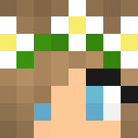 Cute girl with flower braids - Cute Girls Minecraft Skins - image 3