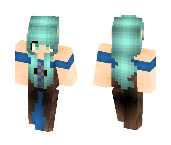 Download Free Medieval Girl Skin Skin for Minecraft image 1 Medieval Girl Skin - Girl Minecraft Skins - image 1