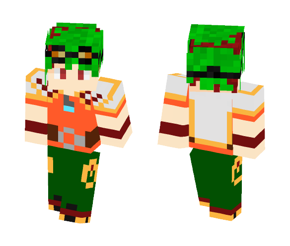 Download Free Yuya Sakaki Skin Skin for Minecraft image 1 Yuya Sakaki Skin - Male Minecraft Skins - image 1
