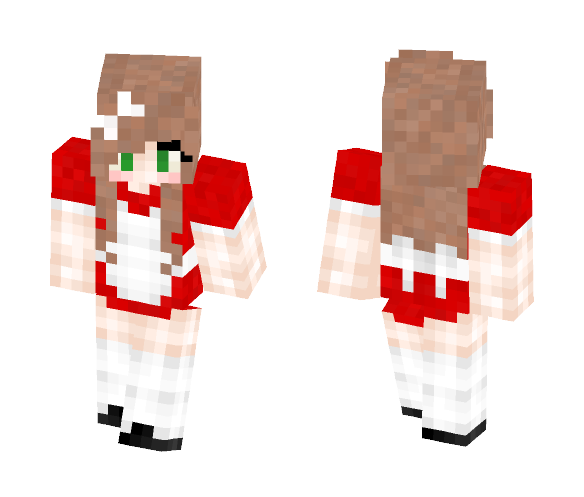 Download Free Alice in wonderland Red edition Skin for Minecraft image 1 Alice in wonderland Red edition - Female Minecraft Skins - image 1