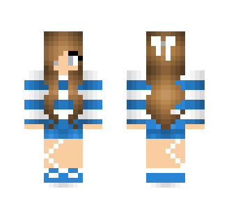 White N Blue Girl