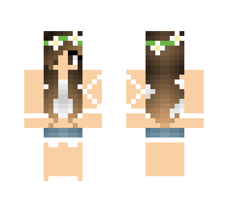 White Flower Girl