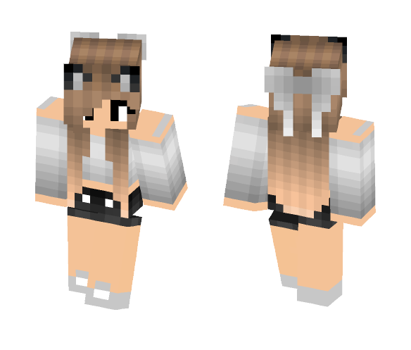 Neko Girl - Girl Minecraft Skins - image 1