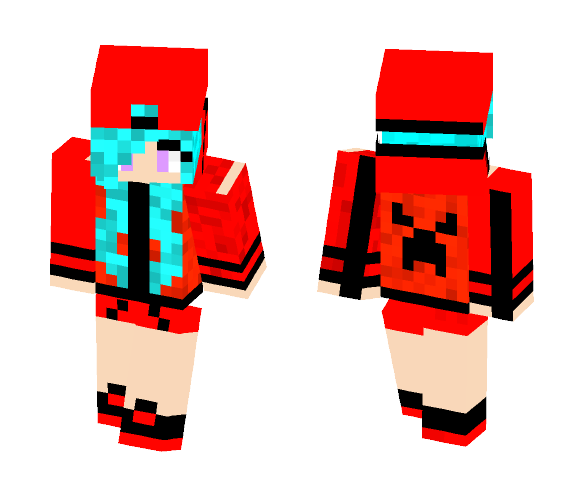 Download Free Gamer Girl Skin for Minecraft image 1 Gamer Girl - Girl Minecraft Skins - image 1