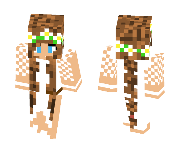 Flower Girl - Girl Minecraft Skins - image 1